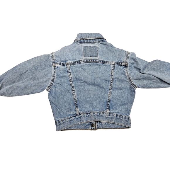 Vintage Levis Denim Jacket Size 4T Blue Tab Trucker USA 90S - Picture 10 of 10